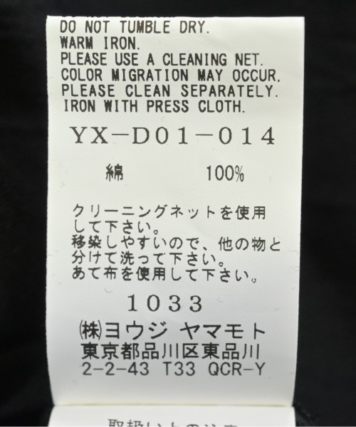 Y's（ワイズ）オールインワン/サロペット 黒 サイズ:1(XS位) レディース/2200662663010