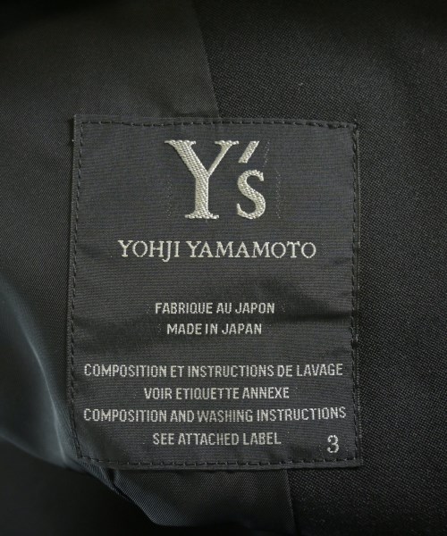 Y's（ワイズ）テーラードジャケット 紺 サイズ:3(M位) メンズ/2200657635015