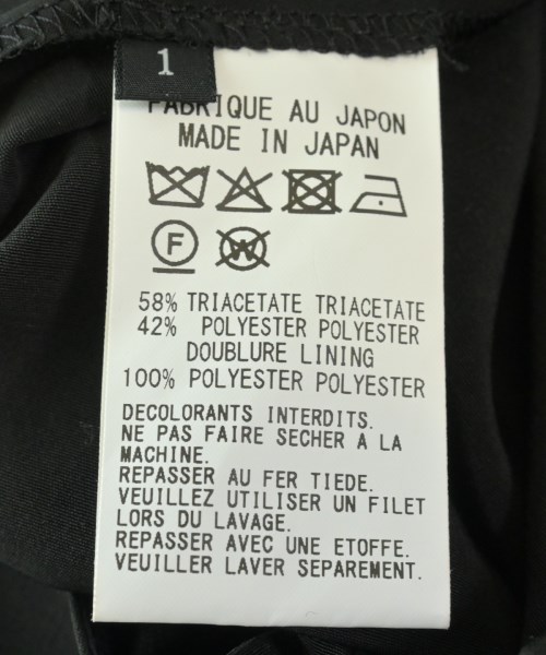 Y's（ワイズ）ワンピース 黒 サイズ:1(XS位) レディース/2200663240029