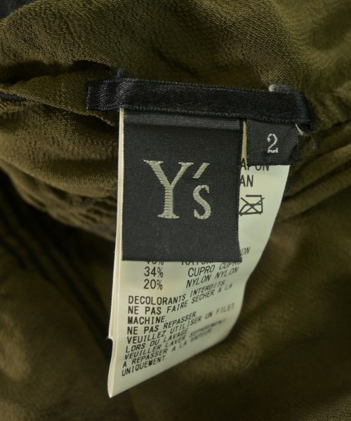 Y's（ワイズ）ブラウス カーキ サイズ:2(S位) レディース/2200663317028