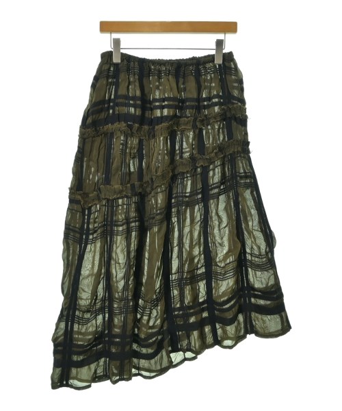 Y's（ワイズ）ロング・マキシ丈スカート カーキ サイズ:2(S位) レディース/2200663317035