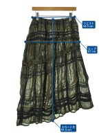Y's（ワイズ）ロング・マキシ丈スカート カーキ サイズ:2(S位) レディース/2200663317035
