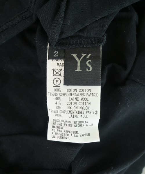 Y's（ワイズ）Tシャツ・カットソー 黒 サイズ:2(S位) レディース/2200664009076