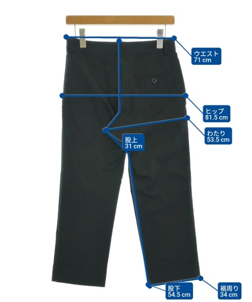 Y's（ワイズ）スラックス 黒 サイズ:1(XS位) レディース/2200664264031