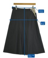 Y's（ワイズ）ひざ丈スカート 黒 サイズ:1(XS位) レディース/2200664647018