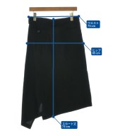Y's（ワイズ）ひざ丈スカート 黒 サイズ:1(XS位) レディース/2200664647025