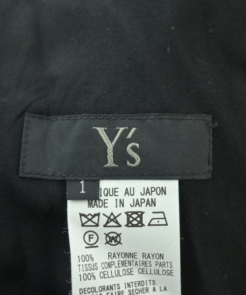 Y's（ワイズ）ワンピース 黒 サイズ:1(XS位) レディース/2200664779023
