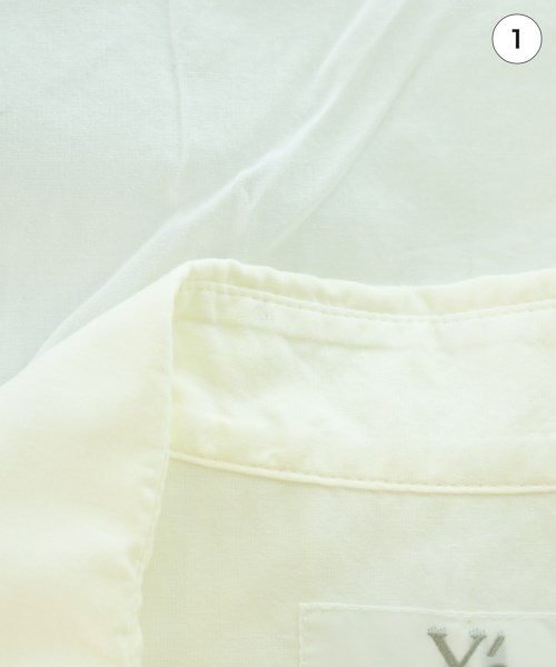 Y's（ワイズ）カジュアルシャツ 白 サイズ:1(XS位) レディース/2200661581025