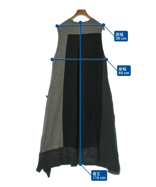 Y's（ワイズ）ワンピース 黒 サイズ:2(S位) レディース/2200661581032