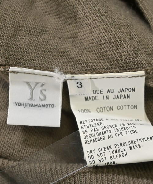 Y's（ワイズ）カーディガン 茶 サイズ:3(M位) レディース/2200661581216