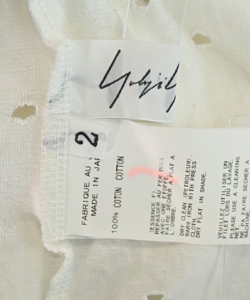 Yohji Yamamoto（ヨウジヤマモト）Tシャツ・カットソー 白 サイズ:2(S位) レディース/2200661581230
