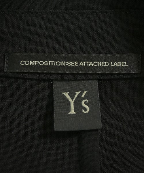 Y's（ワイズ）ステンカラーコート 黒 サイズ:1(XS位) レディース/2200665041051