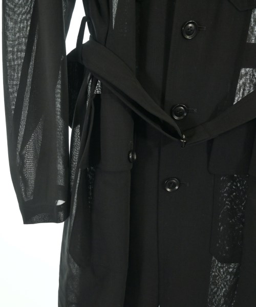 Y's（ワイズ）ステンカラーコート 黒 サイズ:1(XS位) レディース/2200665041051