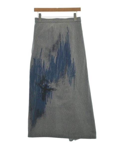 Y's（ワイズ）ロング・マキシ丈スカート グレー サイズ:2(S位) レディース/2200661741481