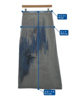 Y's（ワイズ）ロング・マキシ丈スカート グレー サイズ:2(S位) レディース/2200661741481