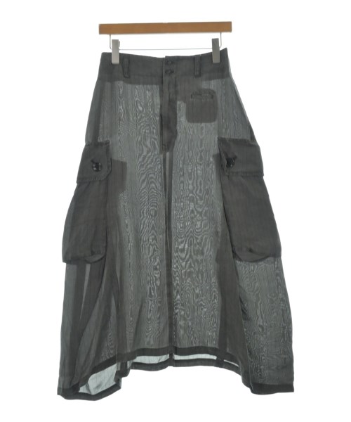 Y's(ワイズ)ロング・マキシ丈スカート グレー サイズ:1(XS位)/2200661741498