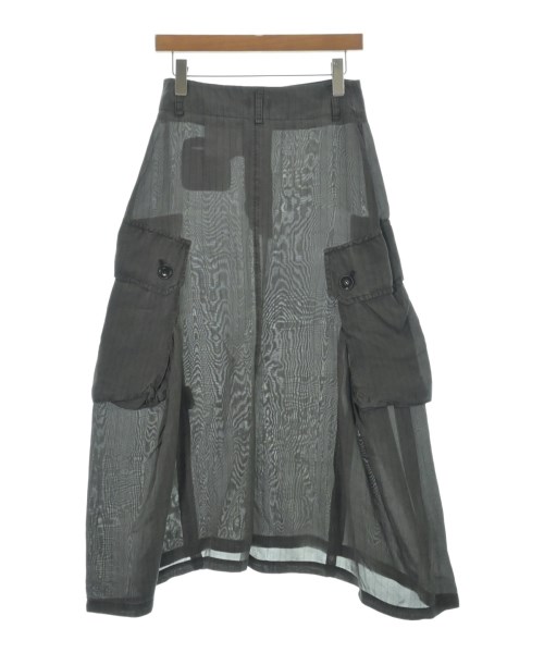 Y's（ワイズ）ロング・マキシ丈スカート グレー サイズ:1(XS位) レディース/2200661741498