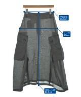 Y's（ワイズ）ロング・マキシ丈スカート グレー サイズ:1(XS位) レディース/2200661741498