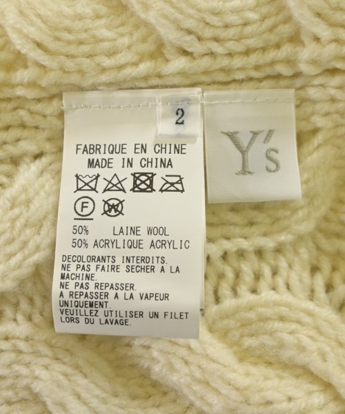 Y's（ワイズ）ニット・セーター 白 サイズ:2(S位) レディース/2200665563058
