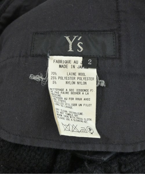 Y's（ワイズ）クロップドパンツ 黒 サイズ:2(S位) レディース/2200661045091