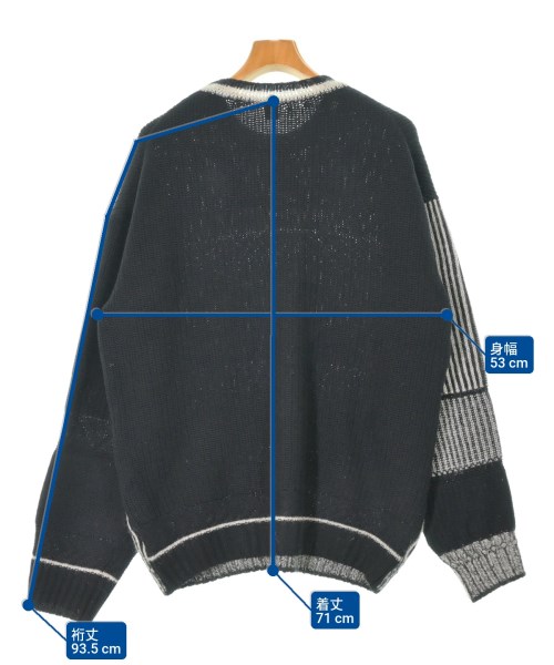 Y's（ワイズ）ニット・セーター 黒 サイズ:2(S位) メンズ/2200661951026