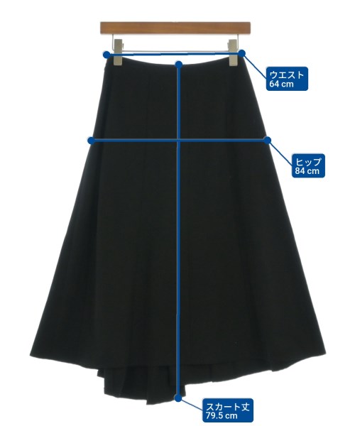 Y's（ワイズ）ロング・マキシ丈スカート 黒 サイズ:3(M位) レディース/2200662888161