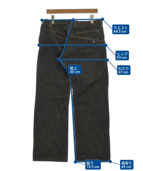 Y's（ワイズ）デニムパンツ 黒 サイズ:1(XS位) レディース/2200662888185