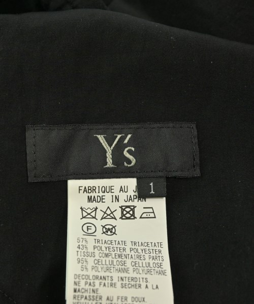 Y's（ワイズ）その他 黒 サイズ:1(XS位) レディース/2200664523046