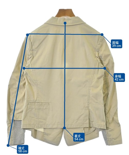 Y's（ワイズ）カジュアルジャケット ベージュ サイズ:2(S位) レディース/2200665308130