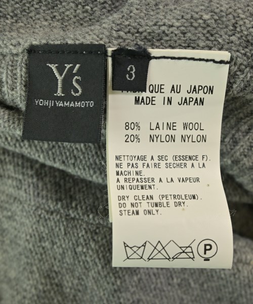 Y's（ワイズ）カーディガン グレー サイズ:3(M位) レディース/2200667741041