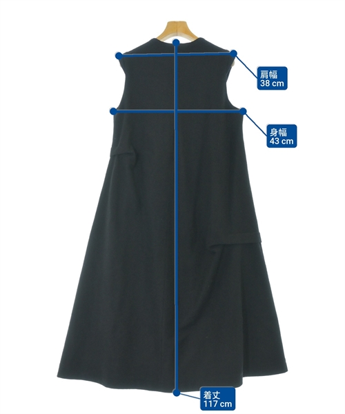 Y's（ワイズ）ワンピース 黒 サイズ:1(XS位) レディース/2200661823057