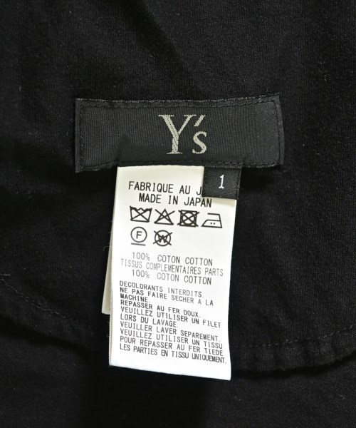 Y's（ワイズ）ワンピース 黒 サイズ:1(XS位) レディース/2200662994022