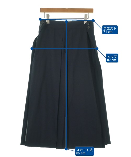 Y's（ワイズ）ロング・マキシ丈スカート 紺 サイズ:-(L位) レディース/2200668007054