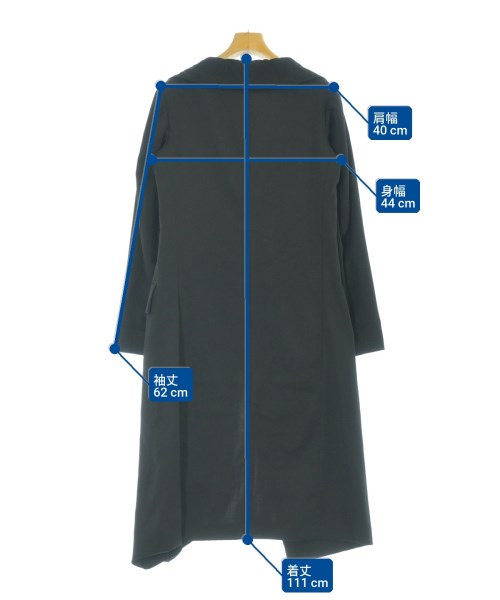 Y's（ワイズ）チェスターコート 黒 サイズ:4(L位) レディース/2200668715058