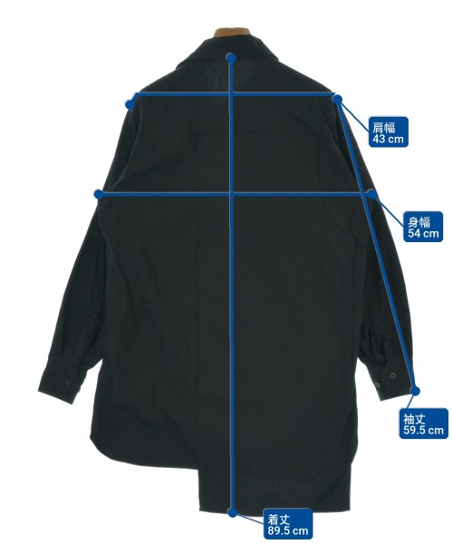 Y's（ワイズ）カジュアルシャツ 黒 サイズ:2(S位) レディース/2200668761017