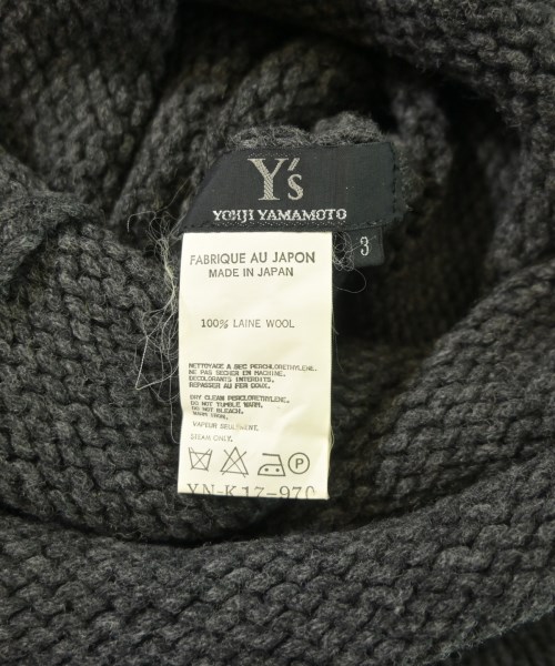 Y's（ワイズ）ニット・セーター グレー サイズ:3(M位) レディース/2200668584081
