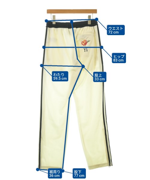 Y's（ワイズ）スウェットパンツ 白 サイズ:M レディース/2200663932092