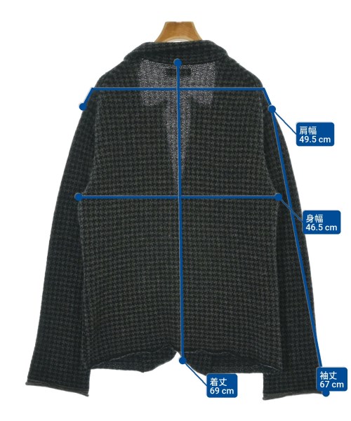 Y's（ワイズ）カジュアルジャケット 黒 サイズ:2(S位) レディース/2200670888030