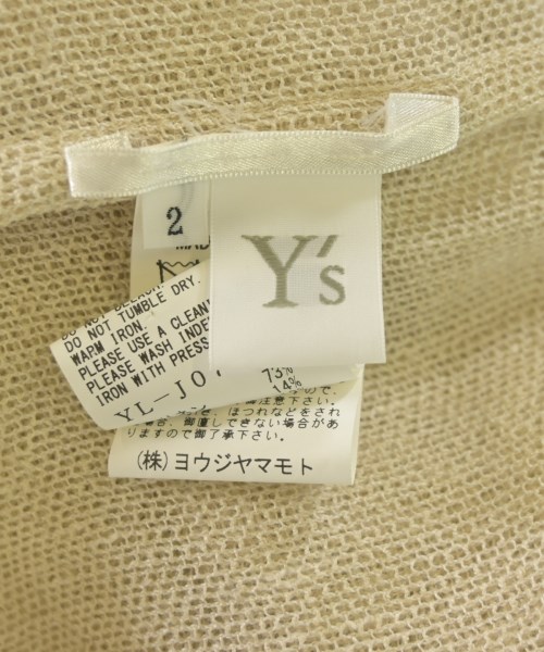 Y's（ワイズ）その他 ベージュ サイズ:2(S位) レディース/2200671058043