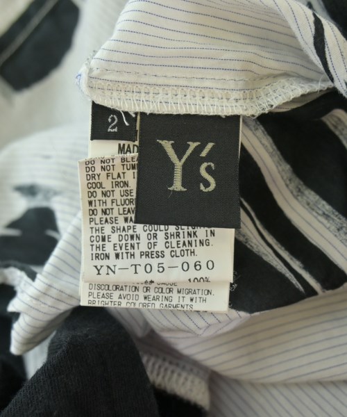 Y's（ワイズ）Tシャツ・カットソー 黒 サイズ:2(S位) レディース/2200671174026