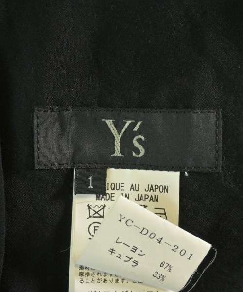 Y's（ワイズ）ワンピース 黒 サイズ:1(XS位) レディース/2200669033021