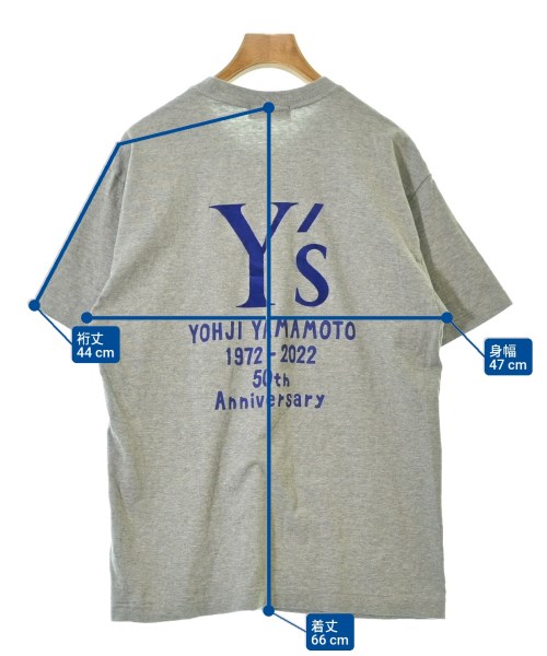 Y's（ワイズ）Tシャツ・カットソー グレー サイズ:2(S位) レディース/2200665162015