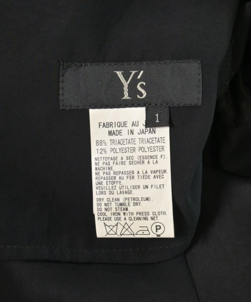Y's（ワイズ）その他 黒 サイズ:1(XS位) レディース/2200724315017