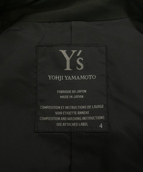 Y's（ワイズ）コート 黒 サイズ:4(L位) メンズ/2200724445011