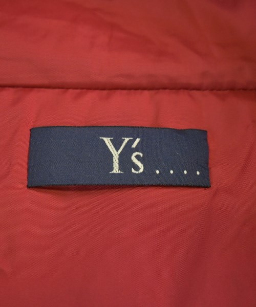 Y's（ワイズ）ダウンジャケット/ダウンベスト 赤 サイズ:3(M位) メンズ/2200729589079