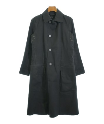 Y's（ワイズ）ステンカラーコート 紺 サイズ:1(XS位) レディース