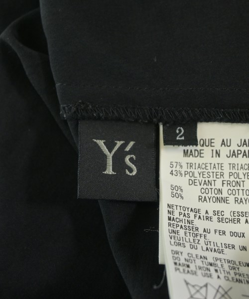 Y's（ワイズ）ワンピース 黒 サイズ:2(S位) レディース/2200734012074