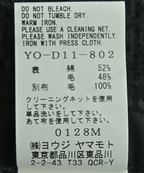Y's（ワイズ）シャツワンピース 黒 サイズ:2(S位) レディース/2200734012203