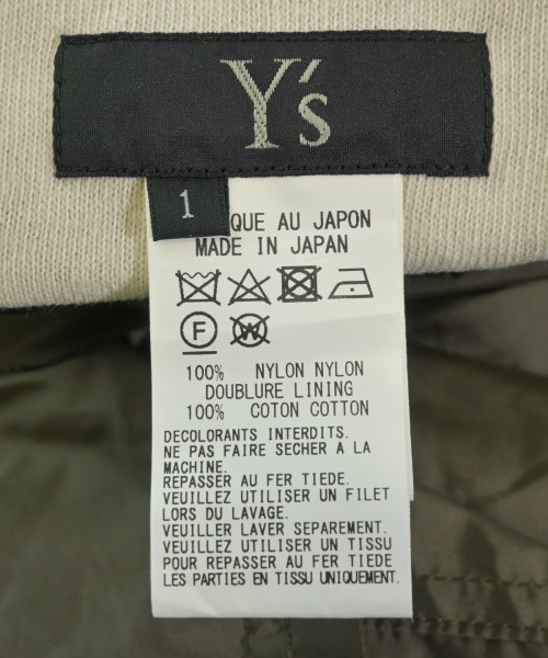 Y's（ワイズ）その他 カーキ サイズ:1(XS位) レディース/2200735016026
