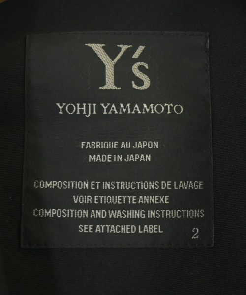 Y's（ワイズ）カジュアルジャケット 黒 サイズ:2(S位) レディース/2200736324014